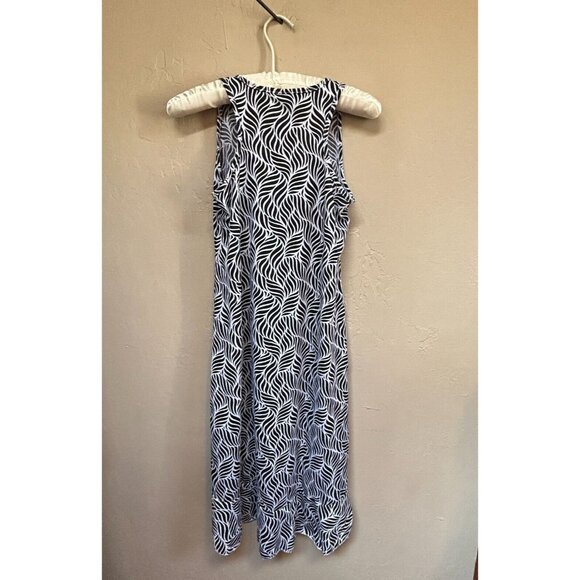 Mr. Buho Women's Sleeveless Dahlia Sundress Hi-Low Hem Lightweight Black Medium - Picture 2 of 8